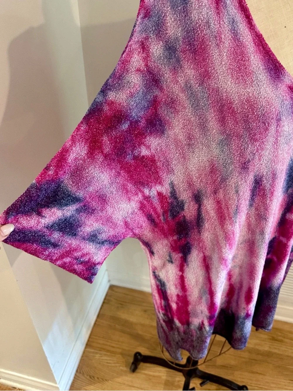 FREE PEOPLE Crushed Galaxy Tunic in Tie-Dye Combo, Sz Med